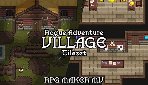RPG Maker MV - Rogue Adventure - Village Tileset