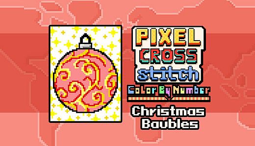 Pixel Cross Stitch - Christmas Baubles Pack