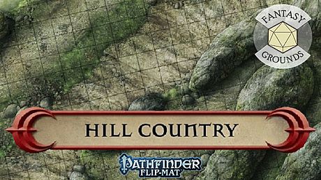 Fantasy Grounds - Pathfinder RPG - Pathfinder Flip-Mat - Classic Hill Country DLC