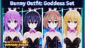 Neptunia Virtual Stars - Bunny Outfit: Goddess Set