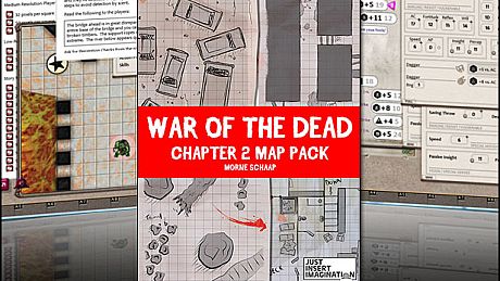 Fantasy Grounds - War of the Dead Chapter 2 Map Pack DLC