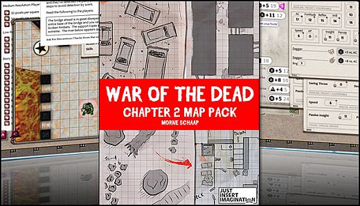 Fantasy Grounds - War of the Dead Chapter 2 Map Pack