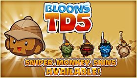 Bloons TD 5 - Hunter Sniper Monkey Skin