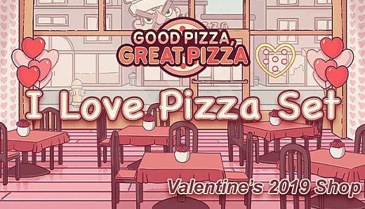 Good Pizza, Great Pizza - I Love Pizza Set - Valentine's 2019 Shop