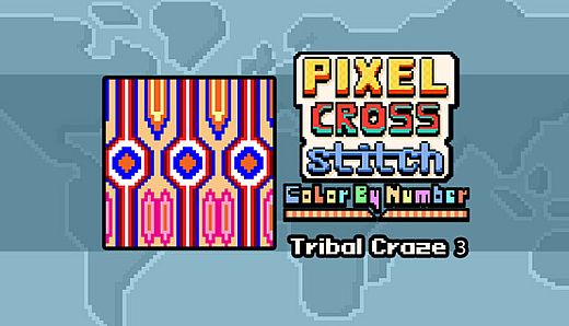 Pixel Cross Stitch - Tribal Craze Pack 3