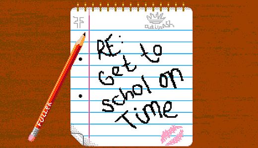 RE: Get To Schol On Time