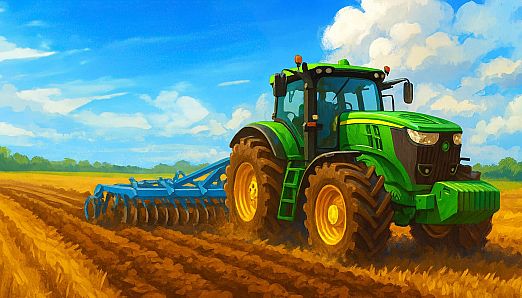 Puzzle Plowing A Field