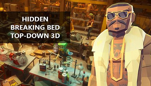Hidden Breaking Bed Top-Down 3D