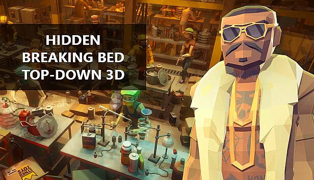 Buy Hidden Breaking Bed Top-Down 3D