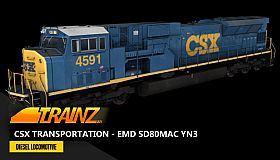 Trainz Plus DLC - CSX Transportation - EMD SD80MAC YN3