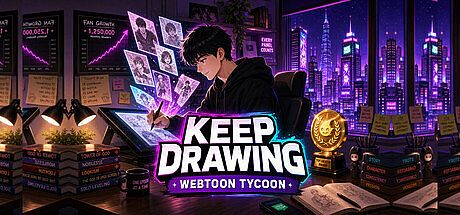 Keep Drawing: Webtoon Tycoon Game