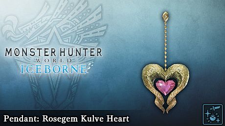 Monster Hunter World: Iceborne - Pendant: Rosegem Kulve Heart DLC