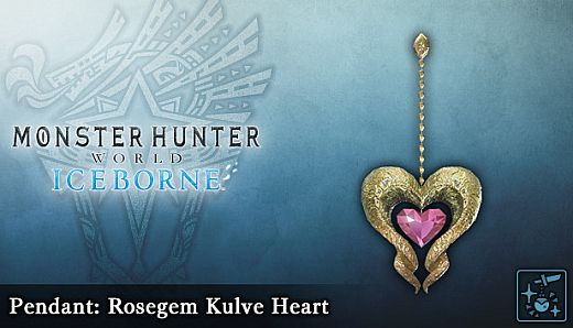 Monster Hunter World: Iceborne - Pendant: Rosegem Kulve Heart