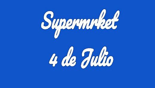 Supermrket: 4 de julio