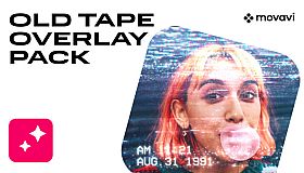 Movavi Video Suite 2023 - Old Tape Overlay Pack