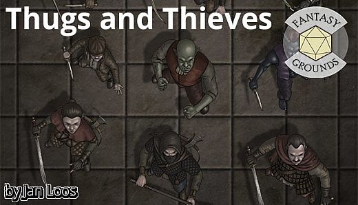 Fantasy Grounds - Jans Token Pack 23 - Thugs and Thieves