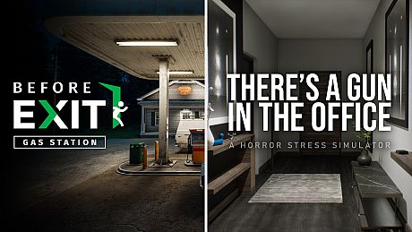 Before Exit : Gas Station + There's a Gun in the Office bundle Bundle