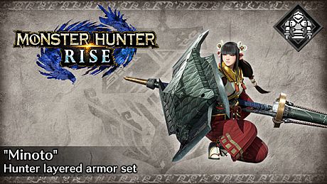 Monster Hunter Rise - "Minoto" Hunter layered armor set DLC