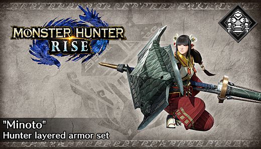 Monster Hunter Rise - "Minoto" Hunter layered armor set
