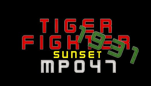Tiger Fighter 1931 Sunset MP047