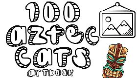 100 Aztec Cats - Artbook