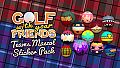 Golf With Your Friends - Teams Mascot Sticker Pack