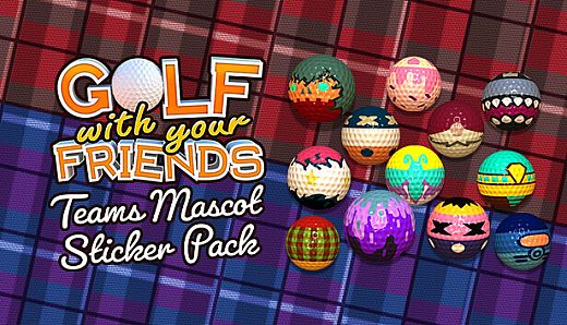 Golf With Your Friends - Teams Mascot Sticker Pack