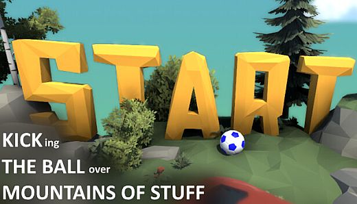 Kicking The Ball Over Mountains Of Stuff