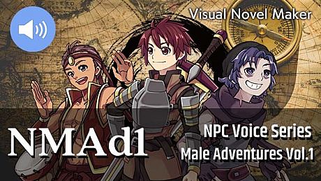 Visual Novel Maker - NPC Male Adventurers Vol.1 DLC