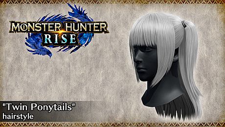 MONSTER HUNTER RISE - "Twin Ponytails" hairstyle DLC