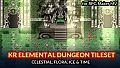 RPG Maker MV - KR Elemental Dungeon Tileset - Celestial Flora Ice Time