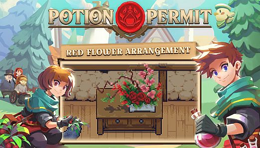 Red Flower Arrangement