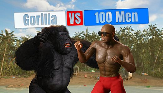 Gorilla Vs 100 Men