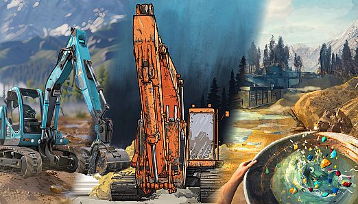 Gold Mining Simulator + Gems & Glory DLC + Mini Mining Machines DLC