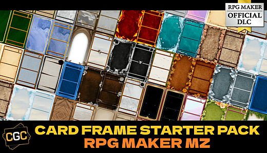 RPG Maker MZ - Card Frame Starter Pack
