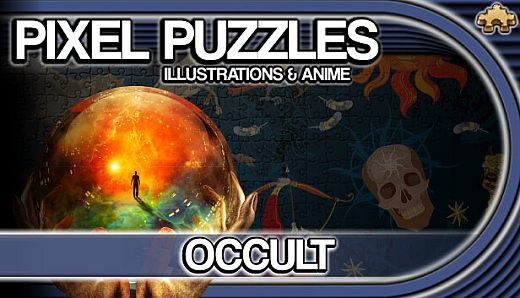 Pixel Puzzles Illustrations & Anime - Jigsaw Pack: Occult