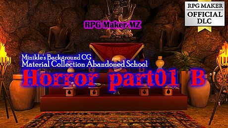 RPG Maker MZ - Minikle's Background CG Material Collection Abandoned School  Horror part01 B DLC