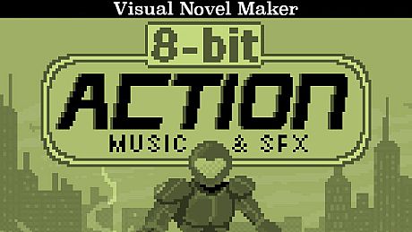 Visual Novel Maker - 8 Bit Action Music & SFX Vol.1 DLC