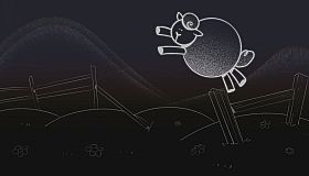 SHEEP RUNNING