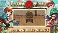 Potion Permit - Wooden Bear Statue