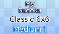 My Sudoku - Classic 6x6 Medium 1 für PC kaufen