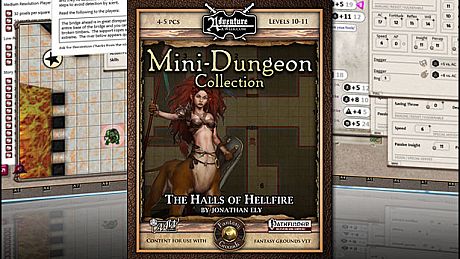 Fantasy Grounds - Mini-Dungeon #016: The Halls of Hellfire (PFRPG) DLC