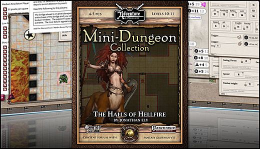 Fantasy Grounds - Mini-Dungeon #016: The Halls of Hellfire (PFRPG)