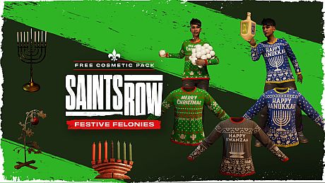 Festive Felonies FREE Cosmetic Pack DLC
