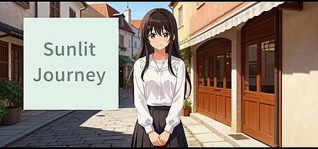 Sunlit Journey: The Town