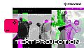 Movavi Video Editor 2024 - Text Projection Overlay Pack