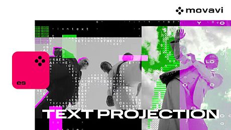 Movavi Video Editor 2024 - Text Projection Overlay Pack DLC
