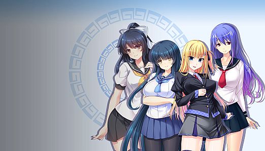 Pretty Girls Mahjong Solitaire - Blue