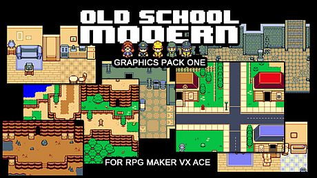 RPG Maker VX Ace - Old School Modern Resource Pack DLC