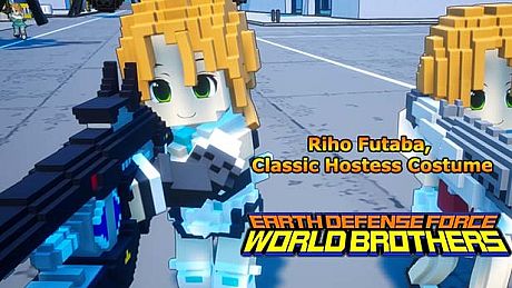 EARTH DEFENSE FORCE: WORLD BROTHERS - Additional Character: Riho Futaba, Classic Hostess Costume DLC